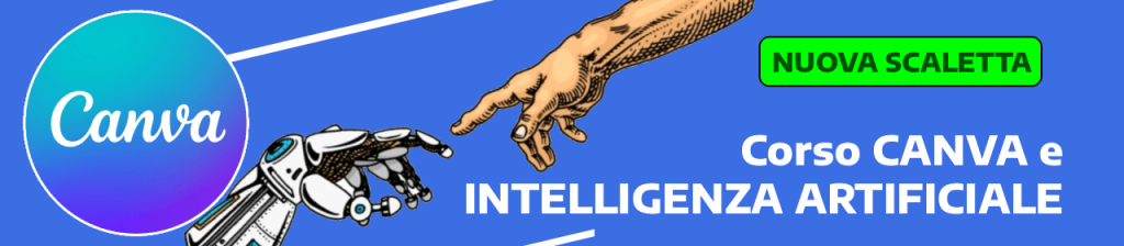 Corso CANVA e INTELLIGENZA ARTIFICIALE Infoshop Srl